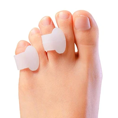 Abbildung von Sumiwish Gel Zehenspreizer Kleiner Zeh, [10x] Zehentrenner Silikon, Zehenstrecker für überlappende Zehen, Relief Zehen Druck und Schmerzen