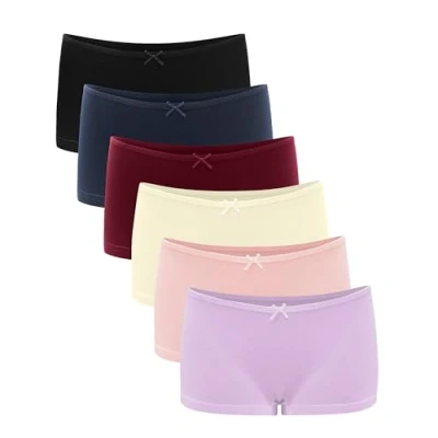 Abbildung von Libella® Panties Damen Boxershorts Unterhose Unterwäsche Set Baumwolle 6er Pack 3901 UN9 L