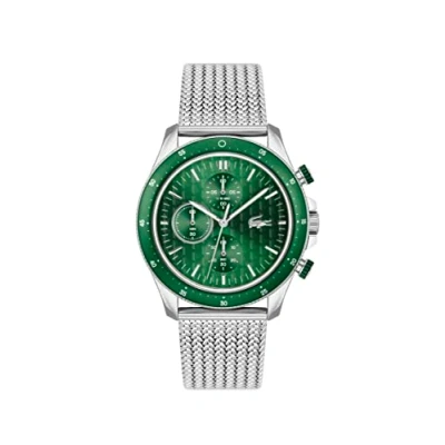 Abbildung von Lacoste NEO Heritage Chronograph, Herren, Größe: One Size, Silver/green