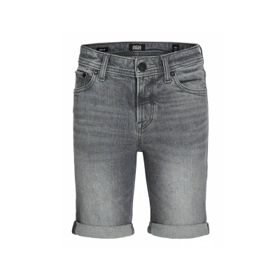 Abbildung von Jack &amp; Jones Junior Jeans Shorts für Kinder, Größe: 146, Grey denim