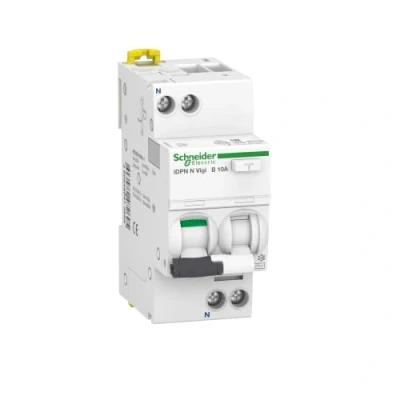Abbildung von Schneider Electric A9D56610 FI/LS Schalter iDPN N Vigi 1P+N, 10A, B Char., 30mA, Typ A, 6kA