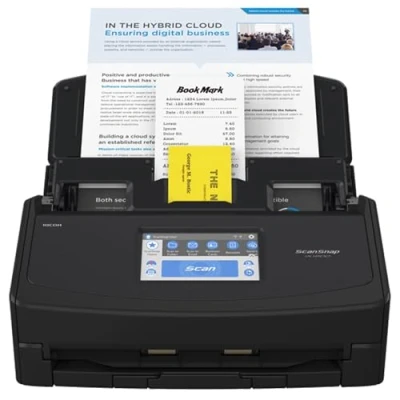Abbildung von ScanSnap iX1600 Desktop Dokumentenscanner Schwarz 5 GHz Duplex, ADF, A4, WLAN, Touchscreen, USB 3.2