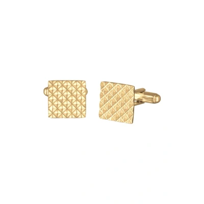 Abbildung von Kuzzoi Business Classic Manschettenknopf, Herren, Größe: One Size, Gold