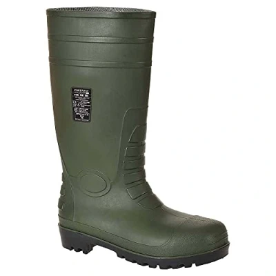 Abbildung von Portwest Total Sicherheitsgummistiefel S5, Größe: 42, Farbe: Grün, FW95GNR42