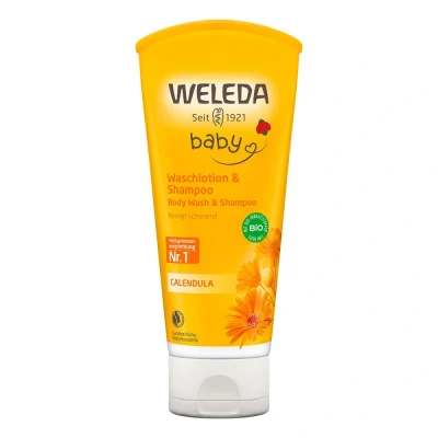 Abbildung von Weleda Baby Waschlotion &amp; Shampoo Calendula