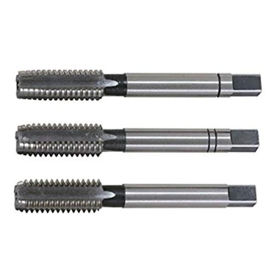Abbildung von KS TOOLS 331.0080 Gewindebohrer Satz M8x1,25 63, 18 Schnellarbeitsstahl