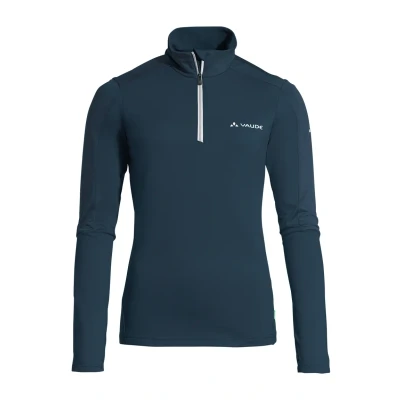 Abbildung von Vaude Livigno Halfzip Fleecepullover, Damen, Größe: 34, Dark sea uni