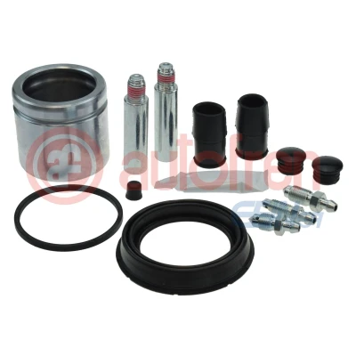 Abbildung von AUTOFREN SEINSA D43328S Bremssattel Reparatursatz Vorderachse 60 KIT PISTON+GUIDEPINS AUDI: A6 C6 Avant, PEUGEOT: 5008 I, BMW: 5 Touring kfzteile,