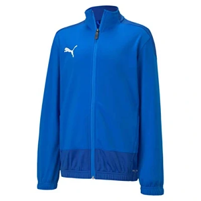 Abbildung von PUMA Kinder teamGOAL 23 Training Jacket Jr Trainingsjacke, Electric Blue Lemonade Team Power Blue, 164