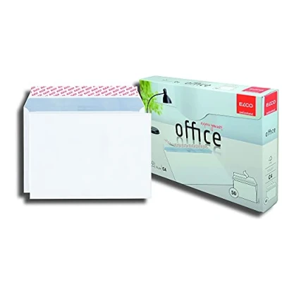 Abbildung von ELCO Office Versandtasche C4 120 g/m² FSC zertifiziert mit Haftverschluss in Shop Box 50 Stück weiß