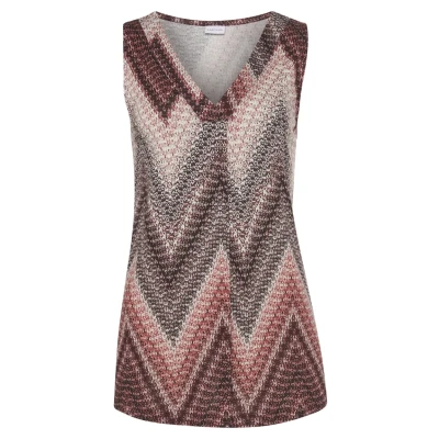 Abbildung von Lascana Bluse Sand bordeaux bedruckt, Damen, Größe: 40/42, bedruckt