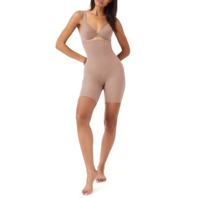 Abbildung von Spanx Higher Power Short Shapewear, Damen, Größe: 34 36, Café au lait