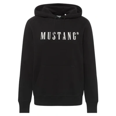 Abbildung von MUSTANG Herren Hoodie Kapuzenpullover Bronson Regular Fit S 6XL Blau Schwarz, Größe:S, Farbe:Black 4142