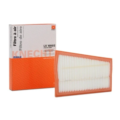Abbildung von MAHLE ORIGINAL LX 1850/2 Luftfilter 33,8, 34 192, 195 272,0, 273,0 Filtereinsatz MERCEDES BENZ: E Class Saloon, T modell, CLS Coupe