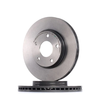 Abbildung von BREMBO COATED DISC LINE 09.B565.11 Bremsscheibe 280 24 5 innenbelüftet beschichtet NISSAN: Juke, Pulsar Hatchback