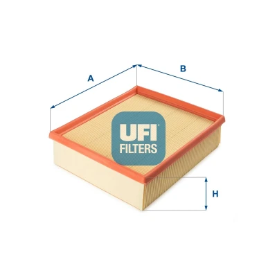 Abbildung von UFI Filters 30.195.00 Luftfilter für Autos