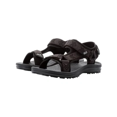 Abbildung von Jack Wolfskin WAVE Breaker Trekkingsandale, Damen, Größe: 40.5, Black Schuhe