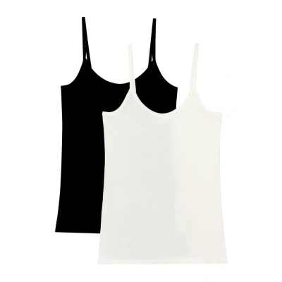 Abbildung von Petit Bateau L&#039;ICONIQUE Unterhemd/shirt, Damen, Größe: 36, White black