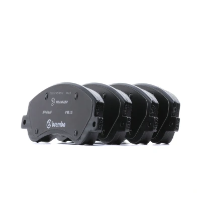 Abbildung von BREMBO P 85 115 Bremsbelagsatz exkl. Verschleißwarnkontakt mit Bremssattelschrauben Zubehör VOLKSWAGEN: Amarok Platform / Chassis, Pickup