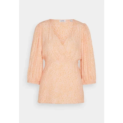 Abbildung von Esprit Gathered Sleeve Bluse Pastel orange, Damen, Größe: 34, orange