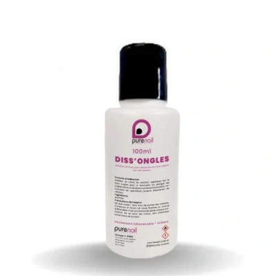 Abbildung von Purenail DISSONGLE 100% reines Aceton 100 ml Nägel künstliche Profiqualität transparent