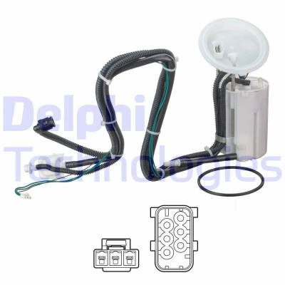 Abbildung von DELPHI FG2015 12B1 Kraftstoff Fördereinheit mit Dichtungen ohne Drucksensor Benzin BMW: 5 Saloon