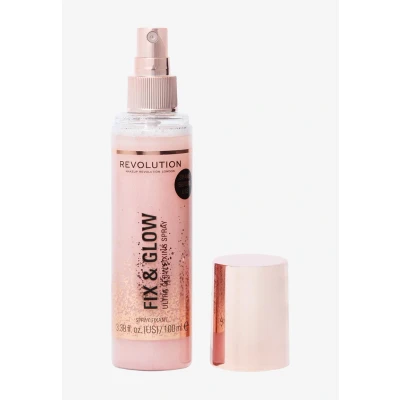 Abbildung von Makeup Revolution FIX &amp; GLOW Fixing Spray Fixierspray und Fixierpuder, Damen, Größe: 100 ml,