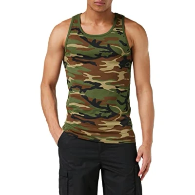 Abbildung von Mil Tec Herren/Shirt 11001020 Trägershirt Cami Shirt, Woodland, 3XL EU