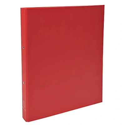 Abbildung von Exacompta 54330E Ringbuch 2 Ringe Füllhöhe 30mm, Rücken 40mm, für DIN A4 Kunststoffbezug aussen Papierbezug innen, 1 Stück Zufallsfarbe
