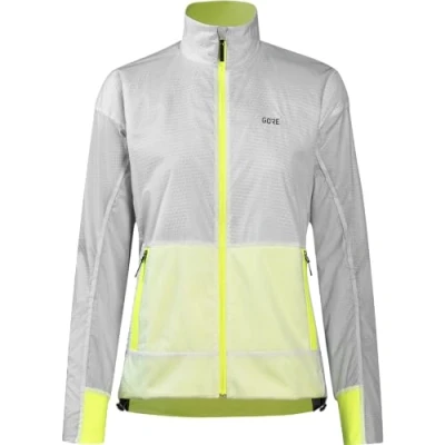 Abbildung von GORE WEAR Damen Drive Jacke, White/Neon Yellow, 42 EU