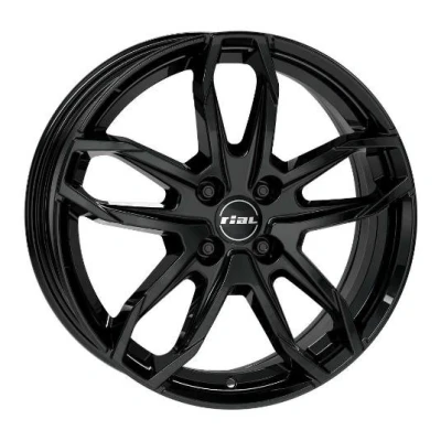 Abbildung von RIAL 4 loch 17Zoll 100mm Alufelge Lucca schwarz LUC65738A22 6 Felge