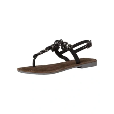 Abbildung von Tamaris Zehentrenner, Damen, Größe: 36, Black comb Schuhe