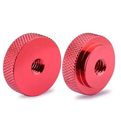 Abbildung von CAMVATE 1/4 &quot; 20 weiblicher Daumenrad Verschluss Mutter Adapter (2 Stücke)
