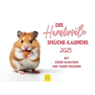 Abbildung von Edition Seidel Premium Kalender Der Hamstersüße Sprüche 2025 Format DIN A4 Wandkalender Tierkalender Hamster tolle lustige coole Zitate