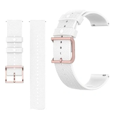 Abbildung von Waekethy Armband für Polar Vantage M2/Vantage M, 22mm Silikon Armbänder Sport Ersatzarmband Kompatibel mit Grit X Pro/Grit (Weiß)