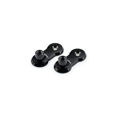 Abbildung von Puig 3839N 40mm Adjustierbares, Umplatzierungs Fussrastenadapter Set Schwarz