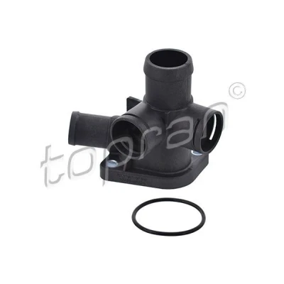 Abbildung von TOPRAN 107 948 Flansch Kunststoff Zylinderkopf, stirnseitig, getriebeseitig mit Dichtring VOLKSWAGEN: GOLF 3, 3 Variant, Passat B3/B4 Estate