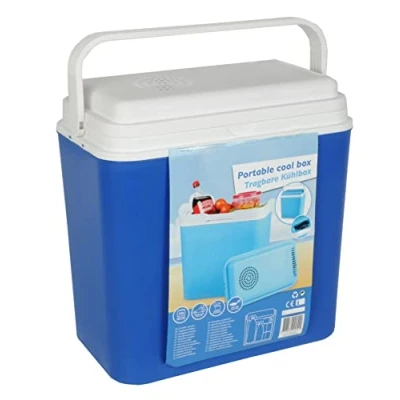 Abbildung von All Ride tragbare thermo elektrische Kühlbox, 22 Liter, 12 V, 30x23x40 cm, Weiß