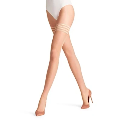 Abbildung von Falke PURE STAY UPS 20 Denier Transparent Strumpfhose, Damen, Größe: 35/37, Golden