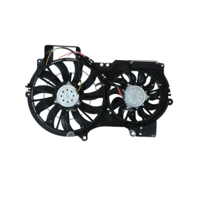 Abbildung von NRF 47906 Lüfter 383 12 440/270 mit Kühlerlüfterrahmen (Zarge) AUDI: A6 C6 Avant, Allroad