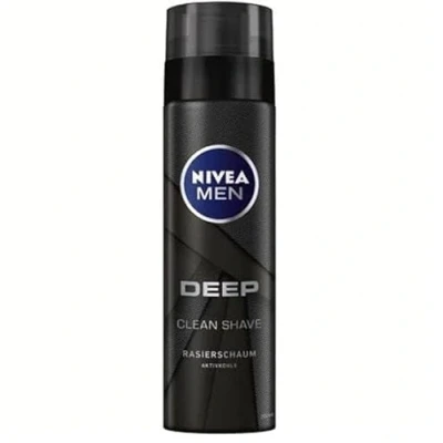 Abbildung von Nivea Men Deep Rasierschaum mit Aktivkohle im 6er Pack (6 x 200 ml)