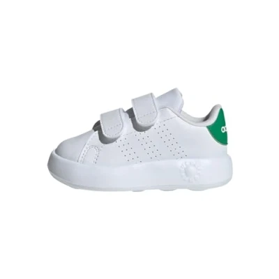 Abbildung von adidas Jungen Unisex Kinder Advantage Shoes Kids Tennisschuhe, Cloud White/Cloud White/Green, 22 EU