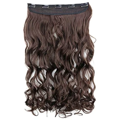 Abbildung von CAISHA 55cm 1 Teilig CLIP IN EXTENSIONS Sophia Haarteil Gewellt Brünett C70