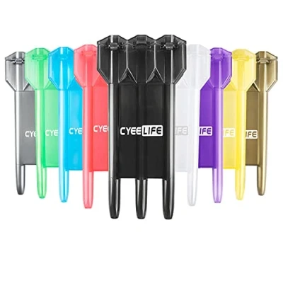 Abbildung von CyeeLife Rot Dart case Professionelle Kunststoff transluzent Geldbörse Box Wallet