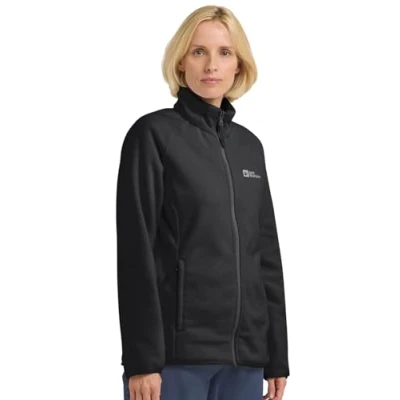 Abbildung von Jack Wolfskin Damen Moonrise Fz W Fleece Jacke, Schwarz, L EU