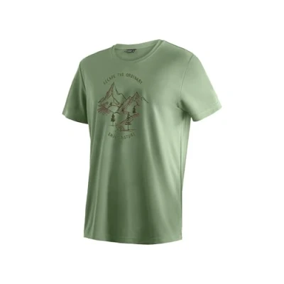Abbildung von Maier Sports T Shirt »Dieter Print«, Herren Funktionsshirt, Freizeitshirt mit Aufdruck, Regular Fit