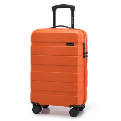Abbildung von WITTCHEN COMODO Line Kleiner Koffer Kabinentasche Kabinenkoffer Handgepäck Reisekoffer Hartgepäck aus ABS TSA Schloss Größe S Orange
