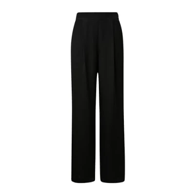 Abbildung von s.Oliver Black Label Weite Stoffhose, Damen, Größe: 38, Schwarz