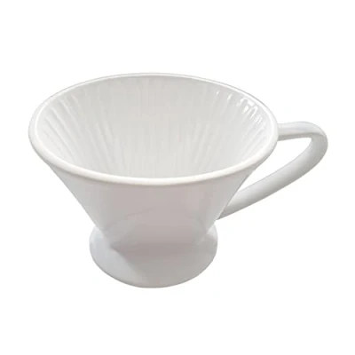 Abbildung von Porzellan Kaffee Filter 1x4 1 Loch Kaffeeefilter Permanent