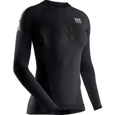 Abbildung von X Bionic Damen Invent 4.0 Shirt Long Sleeves Baselayer Laufshirt Kompressionsshirt Funktionsshirt Sportshirt Running Jogging Fitness Gym Longarm, B036 Black/Charcoal, M